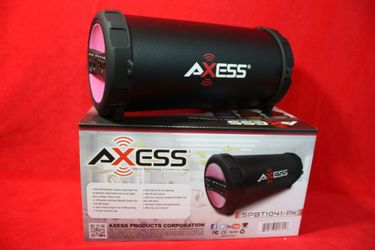 Axess bazooka Bluetooth speaker SD card,slot USB port,FM radio