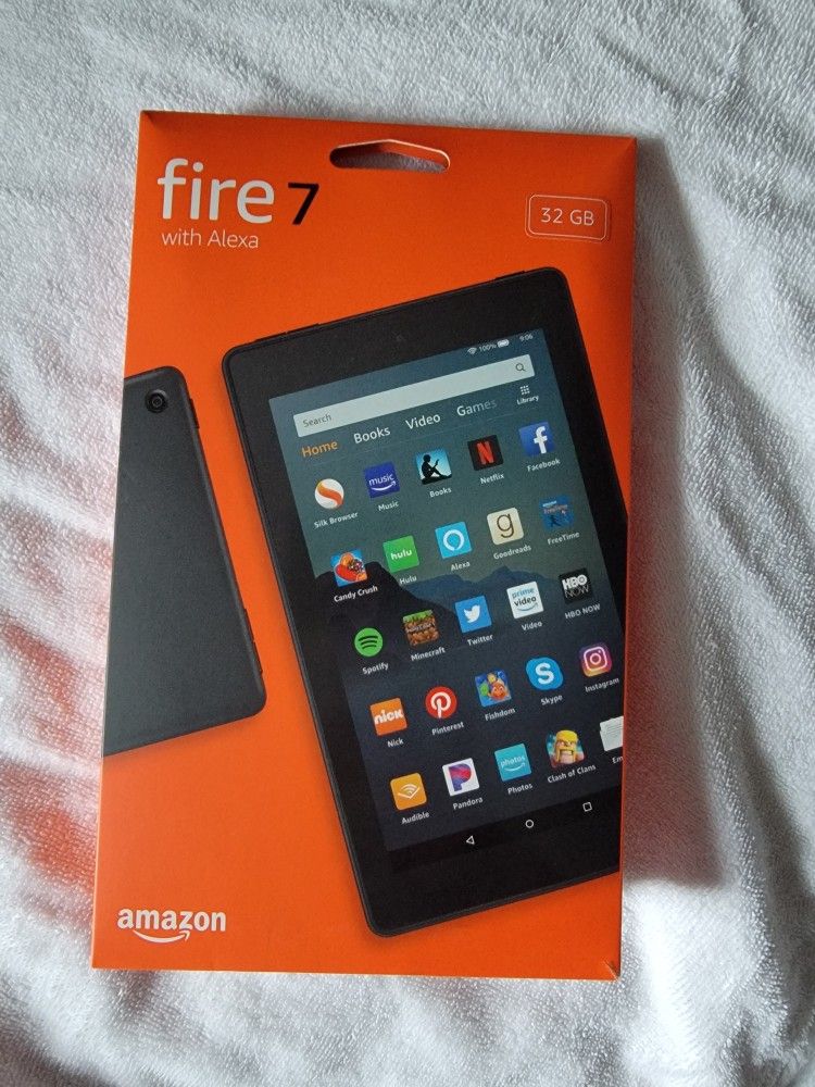 NIB 32 GB Amazon Fire 7 Tablet with Alexa