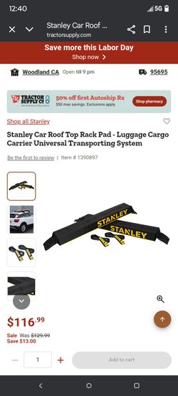 Stanley Roof Rack Pads