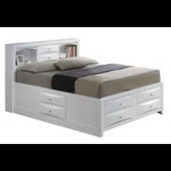 Queen Bed No Mattress 