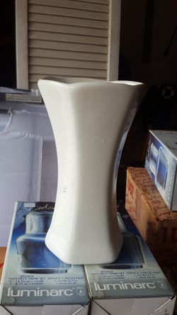 White vase