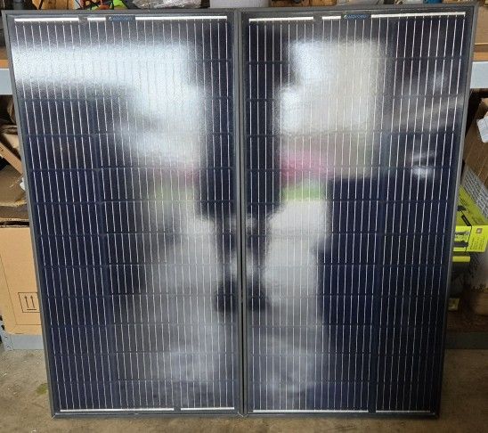 100w (200w Total) 12v Solar Panels (Pair) H004