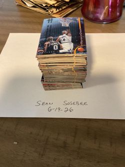 1998 Topps Finest Basketball card lot. 93 cards all with the peels still intact. Great condition