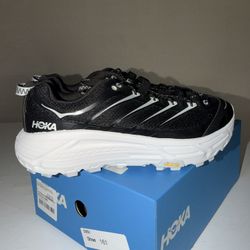 NEW HOKA Trail Running Shoes – Black – Vibram Sole – With Box