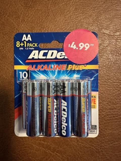 All batteries size AA / AAA / type C