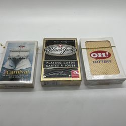 3 Sets of Playing Cards