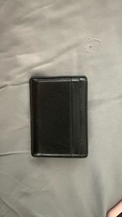 Coach card holder with money clip