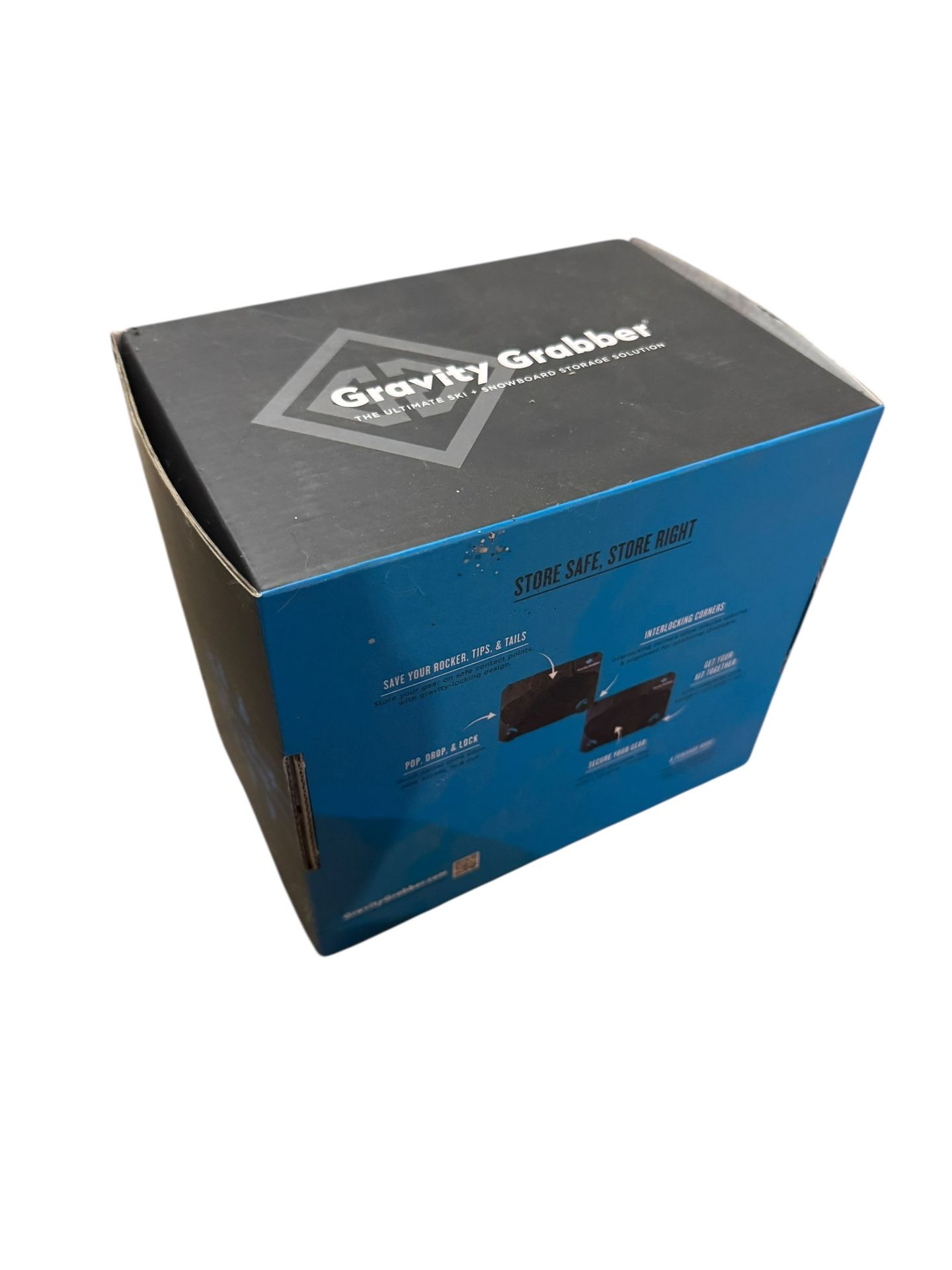 Gravity Grabber Ultimate Ski & Snowboard Wall Storage Rack (2x Pack) β Black, Brand New Sealed