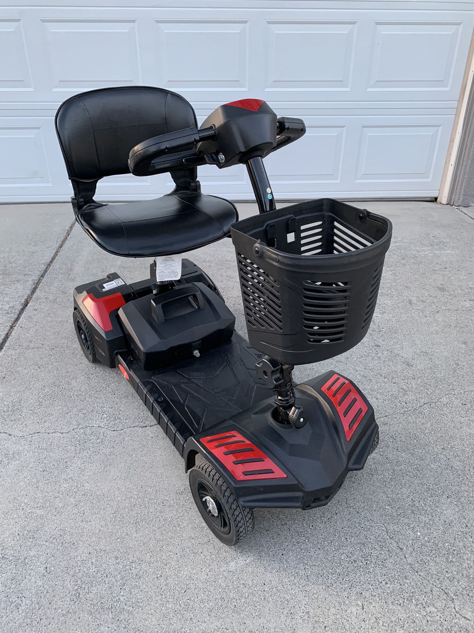 Pride Scout 4 Mobility Scooter with New Batteries and Charger