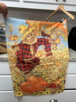 Fall Scarecrow Decorative Garden Flag