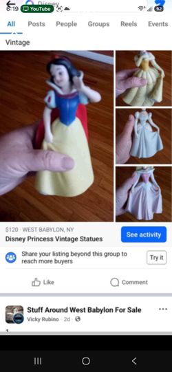 Vintage Disney statues