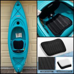 NEW HTF 8ft TEAL Lifetime Kayak with Paddle (Multiple in Stock)