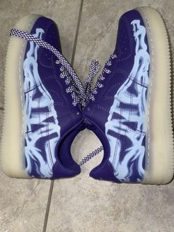 Nike air force 1 purple skeleton size 9 new no box