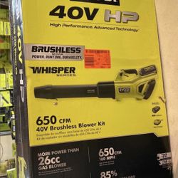 Ryobi Blower 40V