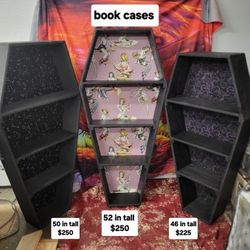 Coffin Shaped Book Cases 