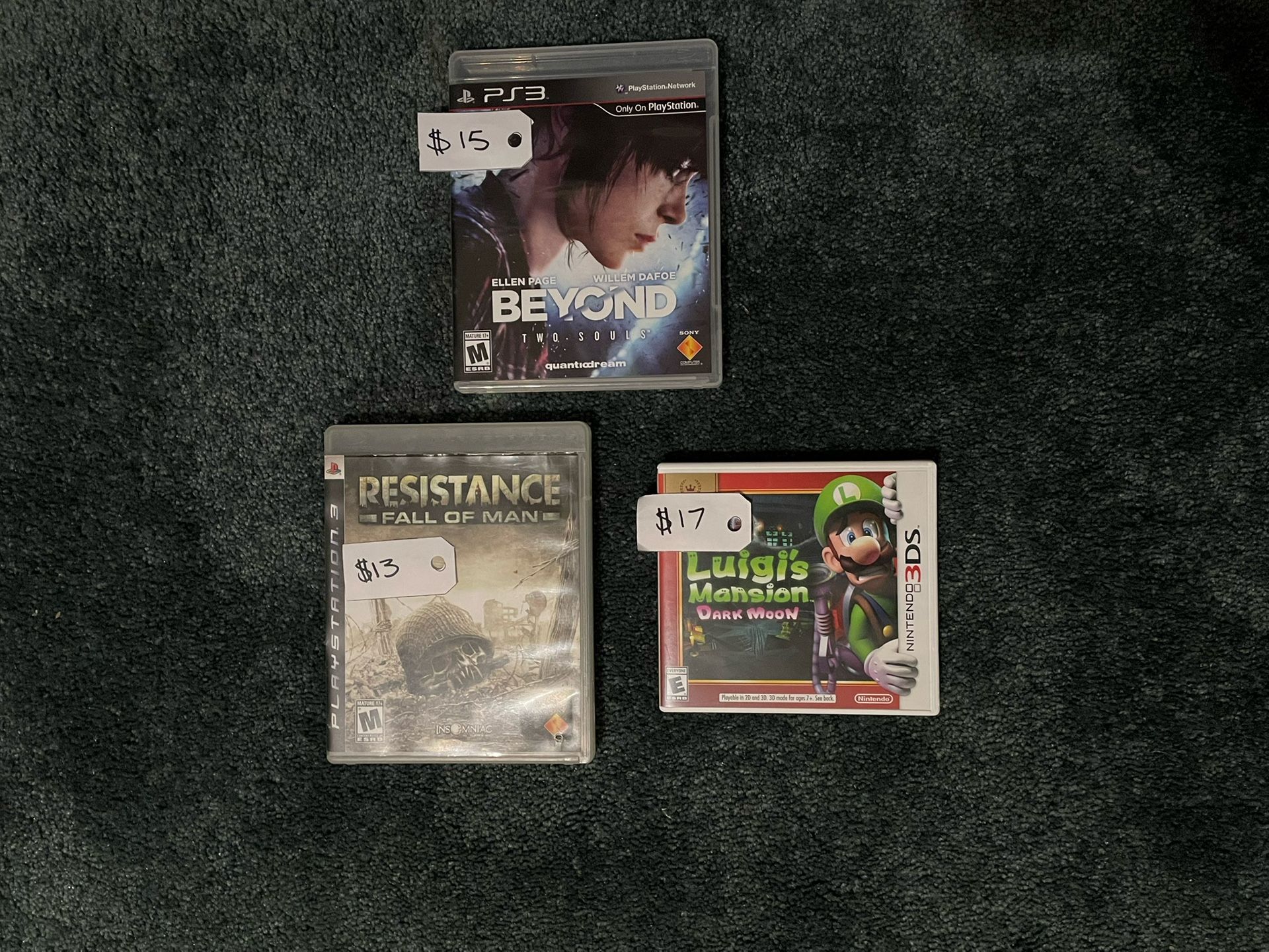 PS3 Games and 3DS Game