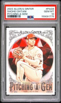 2022 Topps Allen & Ginter - Pitching a Gem Shohei Ohtani #PAG-9 PSA 10