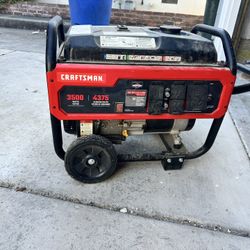 Generador 3500 Wts Marca Crrisftsman Se Vende Por Falta De Uso