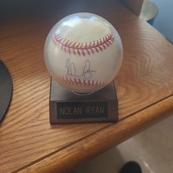 Signed Autographed Nolan Ryan Baseball With Coa