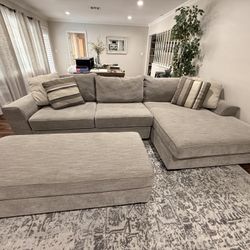 Sectional Sofa & Ottoman