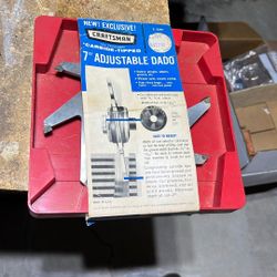 Craftsman Carbide 7” Adjustable DADO  Blade