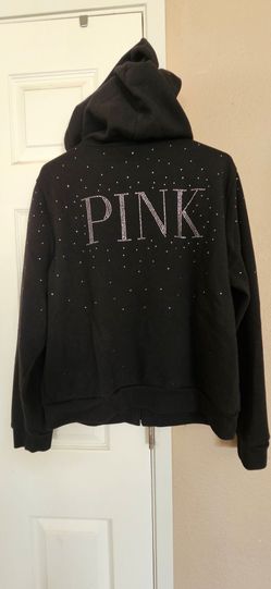 Victoria Secret zip up with rhinestones