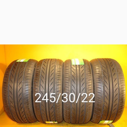 4 New Tires For Sale 245/30/22 We Service Motorcycle Tires