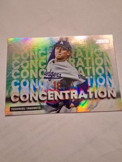 2025 Yoshinobu Yamamoto,  Topps Stadium Club, Concentración Card # C-12