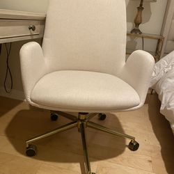 Beige/Cream Office Chair