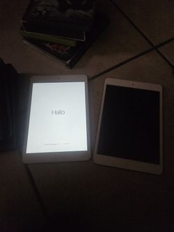 2 IPad Mini First Gens For Parts Icloud Locked