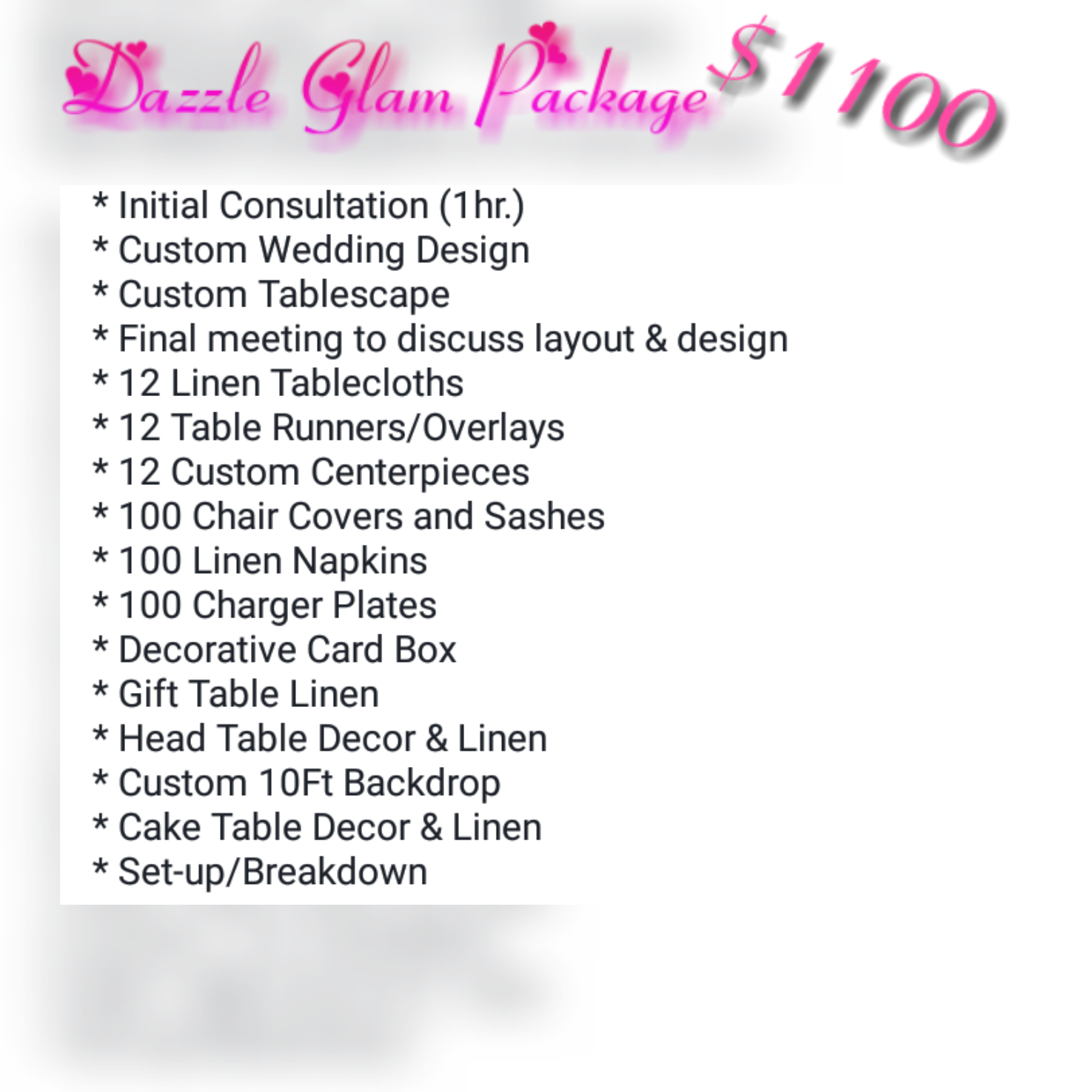 Wedding Planner/ Decorator