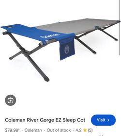 Coleman River Gorge EZ Sleep Cot