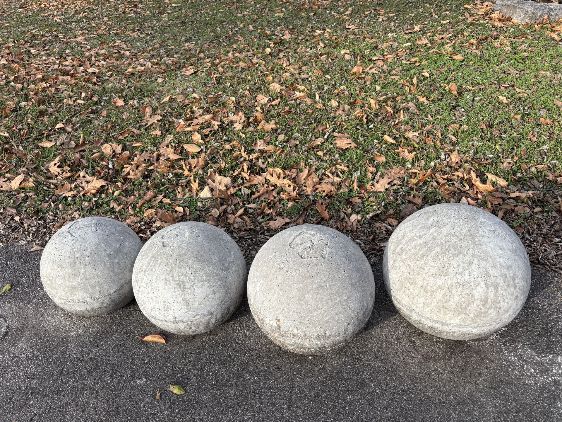 Set Of 4 Strongman Atlas Stones 