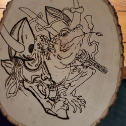 Handmade Frog And Sword 