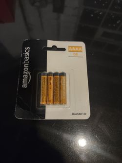 Brand New Amazon Basics AAAA Batteries