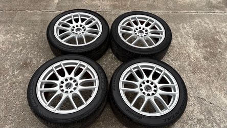 17 INCH RACELINE RIMS AND TIRES 5 lug universal