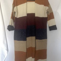 Women’s striped cardigan size small