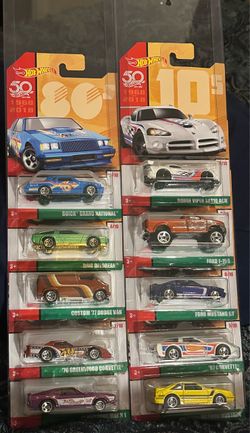 2017 Mattel Hot Wheels 50 years 1968 to 2018