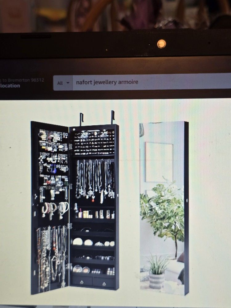 2 LED mirror Jewlery Case