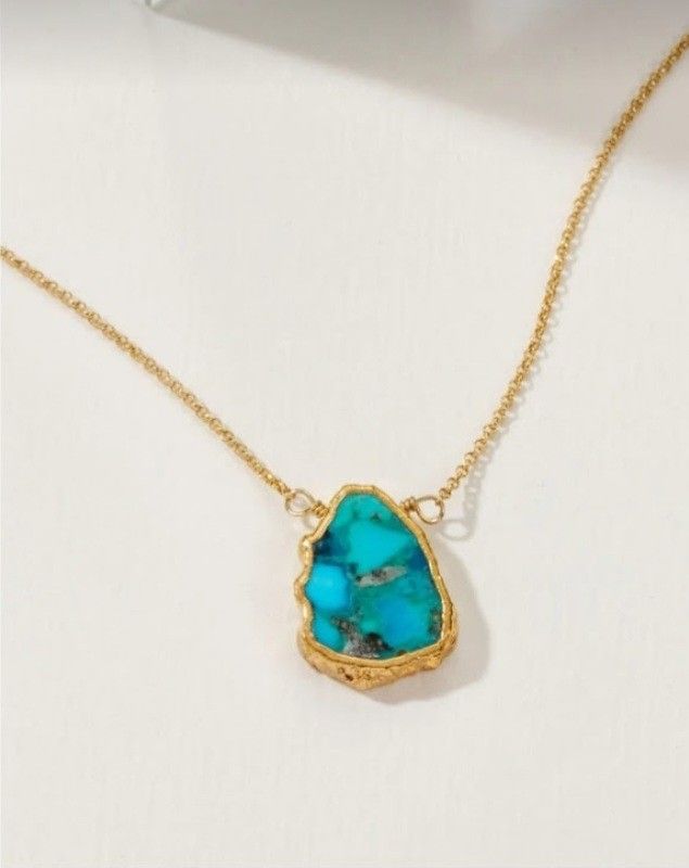 Handmade Natural Turquoise Necklace