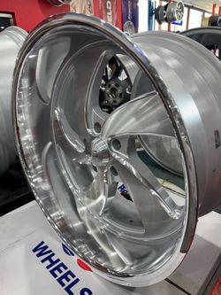 US MAGS U134 22x8.5/10.5 5x127 OFFSET +1mm SULVER BRUSHED MACHINE FACE MILLED DIAMOND CUT