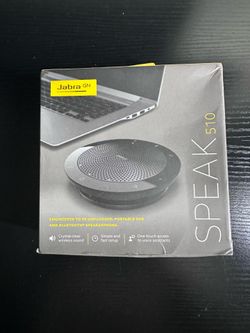 New  Jabra Speak 510 Bluetooth Speakerphone - Black