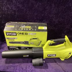 🛠🧰RYOBI ONE+ HP 18V Brushless WHISPER 130MPH/450 CFM Cordless Leaf Blower-NEW!(Tool Only)-$70!🧰🛠