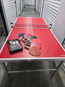 GoSports Ping Pong, Table Tennis Set, USED, Portable, 6ft x 3ft
