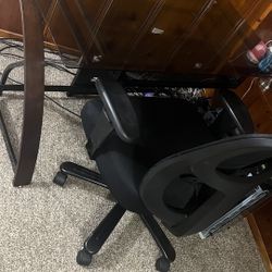 gaming table and chair for $150