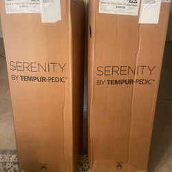 (2) BRAND NEW Tempur-Pedic Serenity Mattress – QUEEN – Still in Box! 