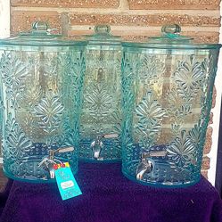"PIONEER WOMAN" ACRYLIC BEVERAGE DISPENSERS 