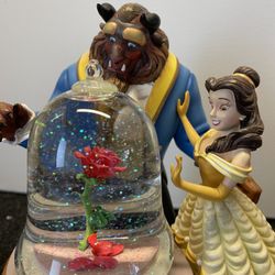 Vintage Disney The Beauty And The Beast Music Box