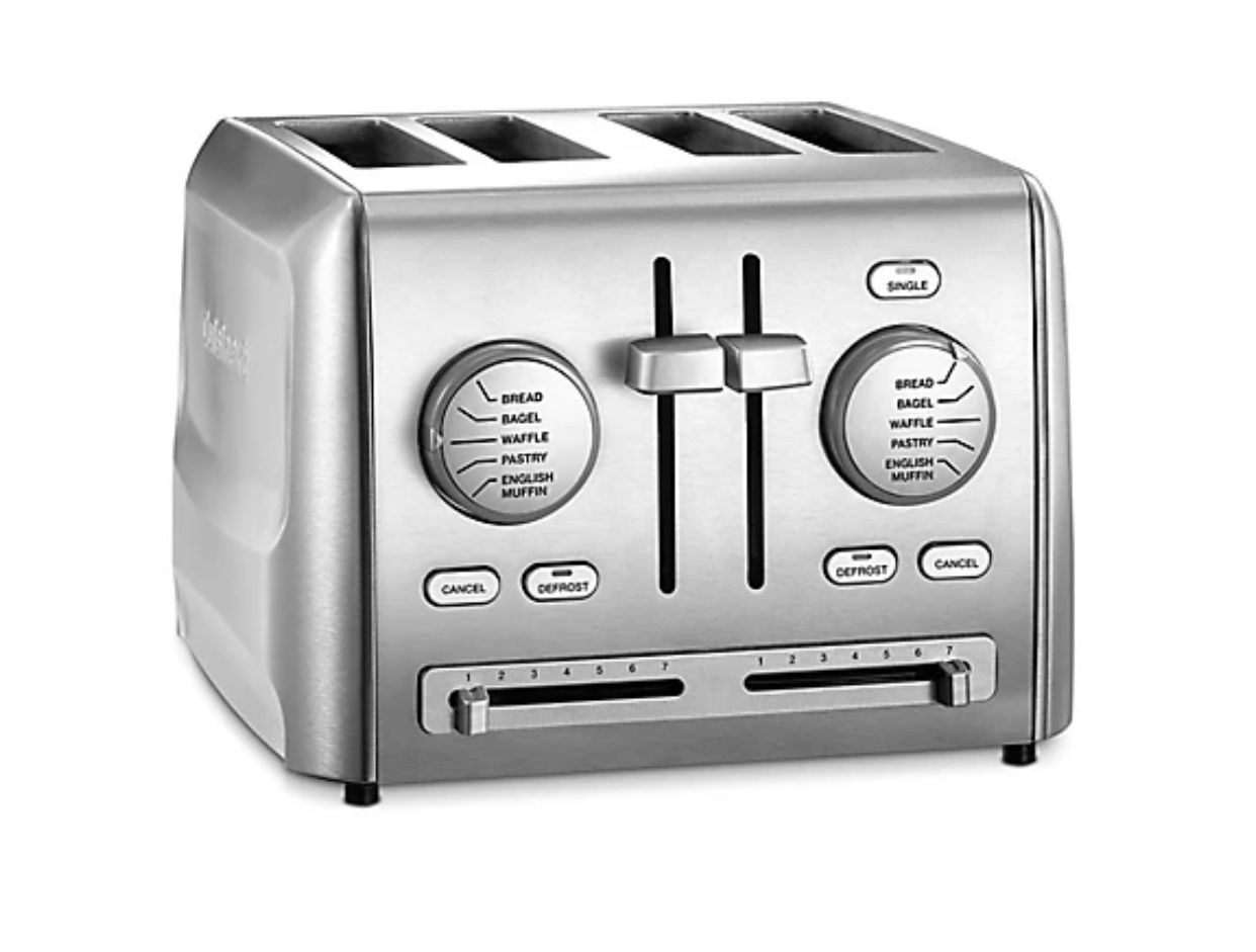 Cuisinart 4-Slice Custom Select Toaster, Stainless Steel