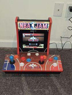 NBA JAM Arcade 1up Video Game Deluxe TABLE TOP